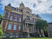 The Union County Courthouse on a sunny day.